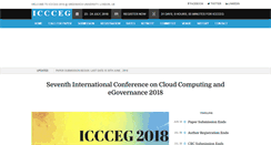 Desktop Screenshot of iccceg.org