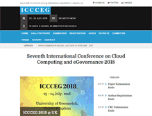 Tablet Screenshot of iccceg.org